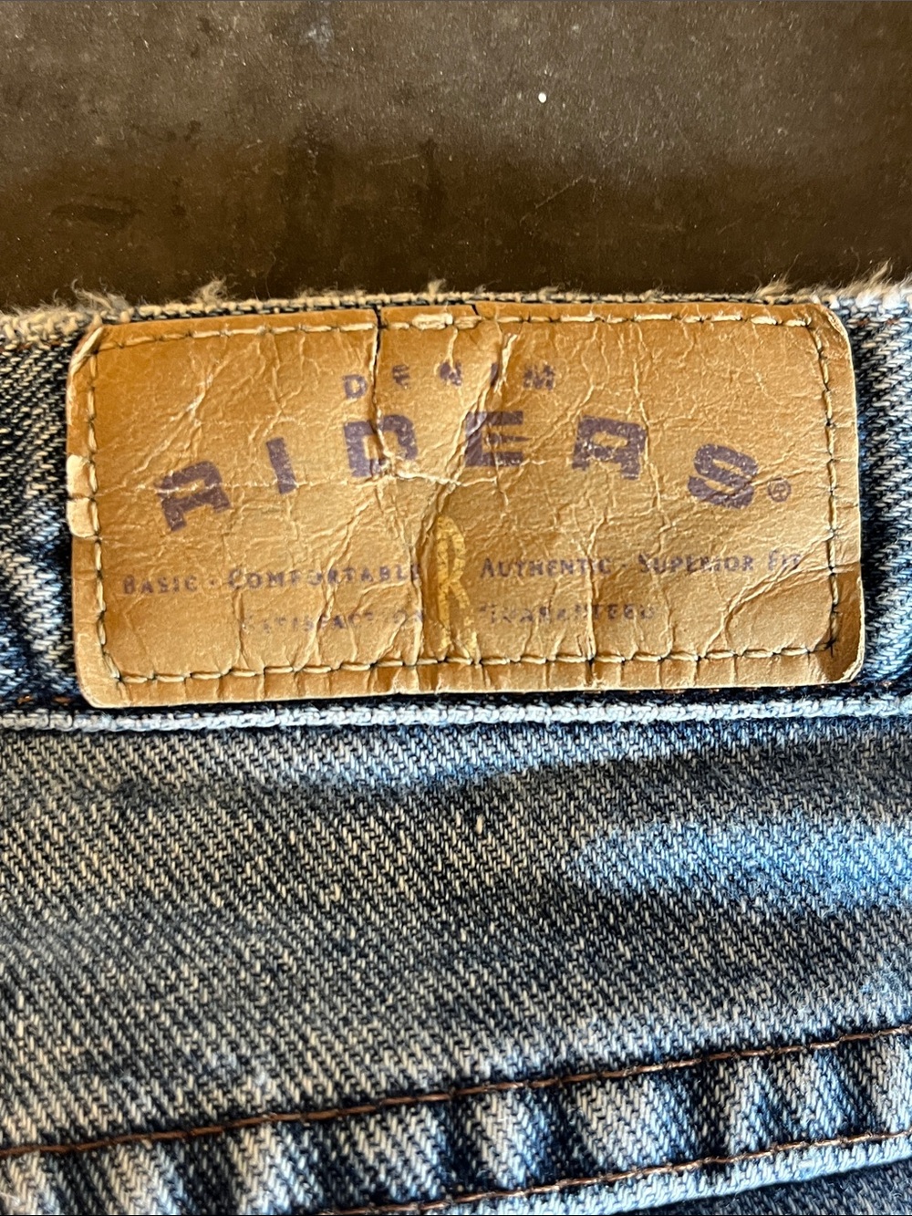 Vintage Riders by Lee Straight Leg Denim Jeans Womens Size 12 Long - Picture 12 of 12